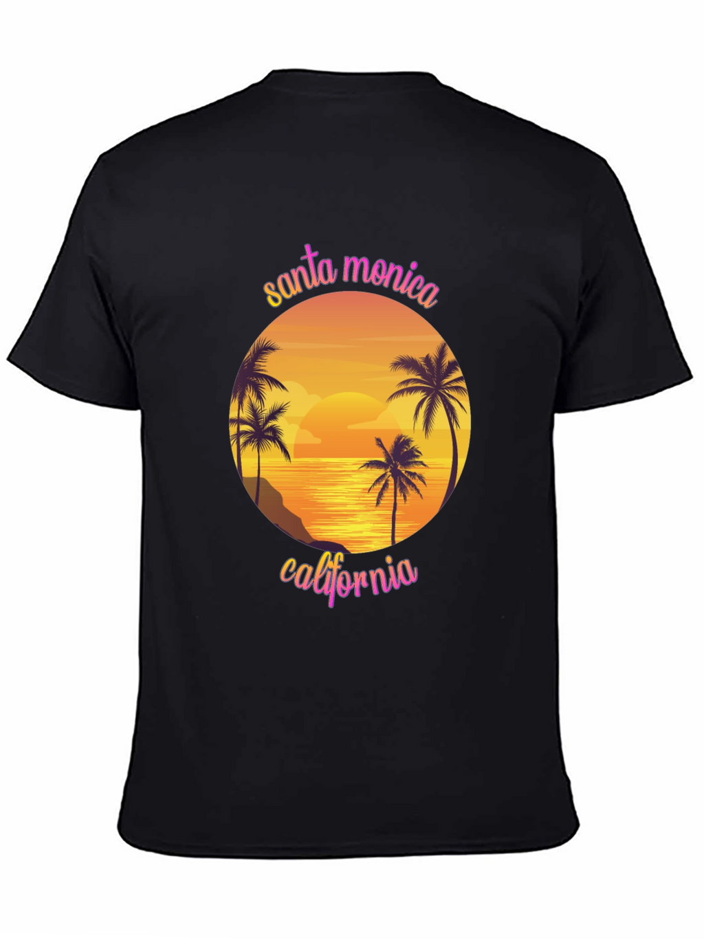 Santa Monica California Graphic T-Shirt
