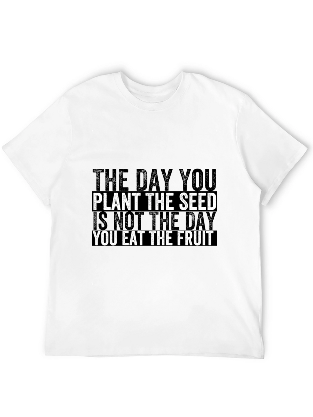 Motivational Quote Graphic Print T-Shirt