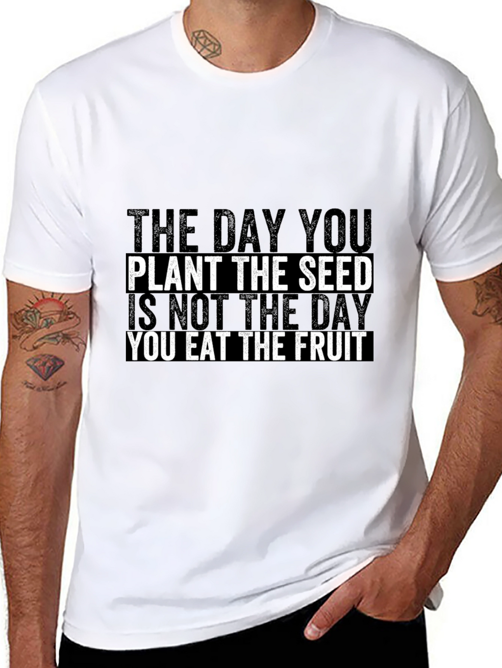 Motivational Quote Graphic Print T-Shirt