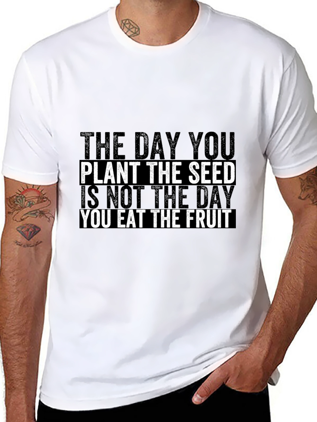Motivational Quote Graphic Print T-Shirt
