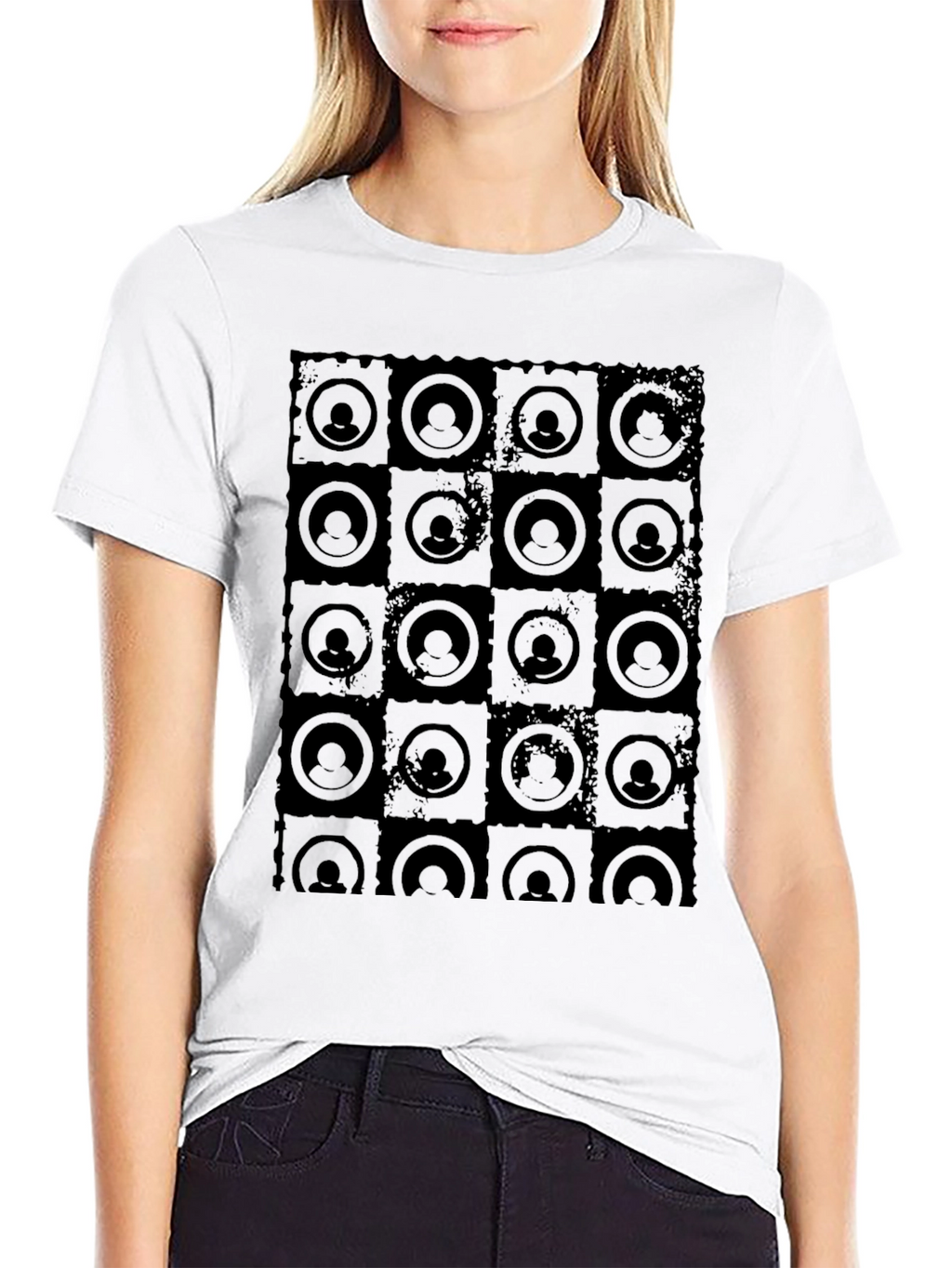 Unique Pattern Graphic Tee