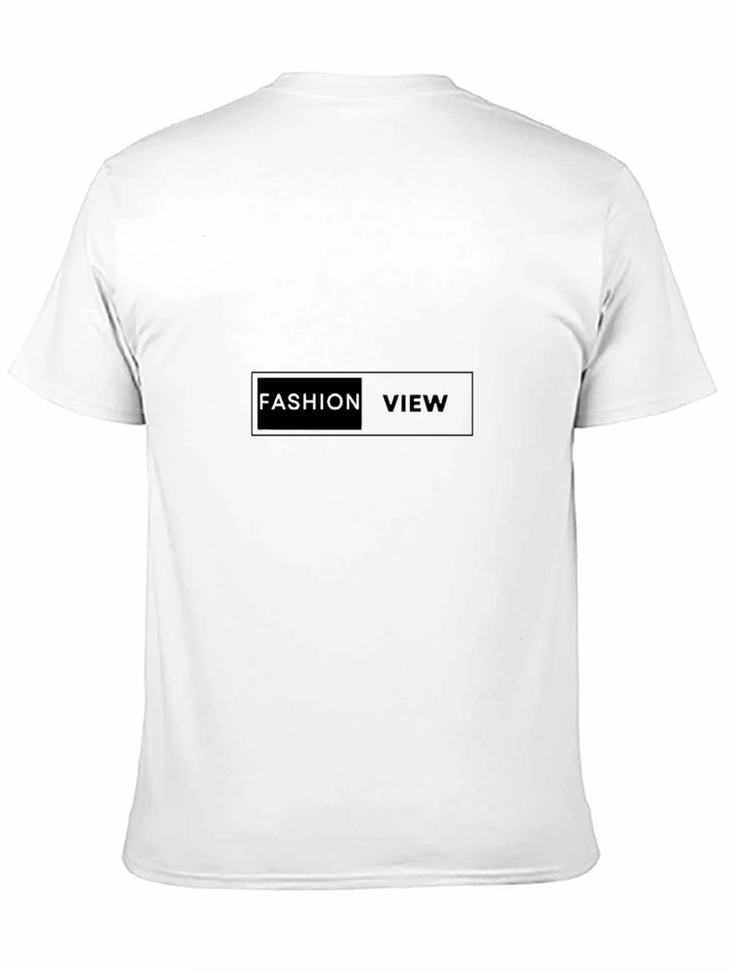 Mens Black Fashion View Graphic Tee