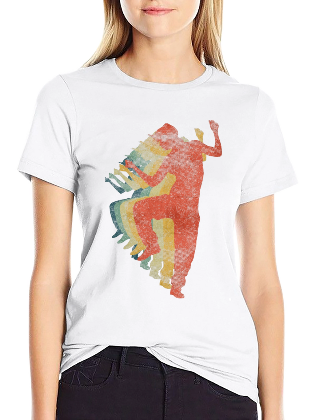 Retro Dancer Graphic T-Shirt