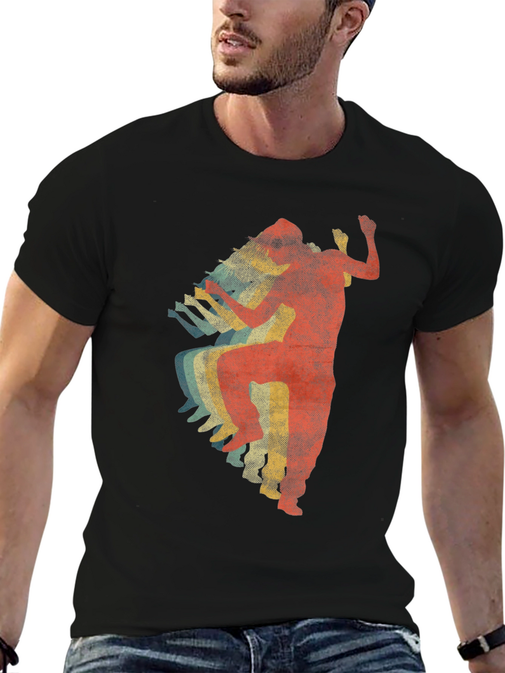 Retro Dancer Graphic T-Shirt