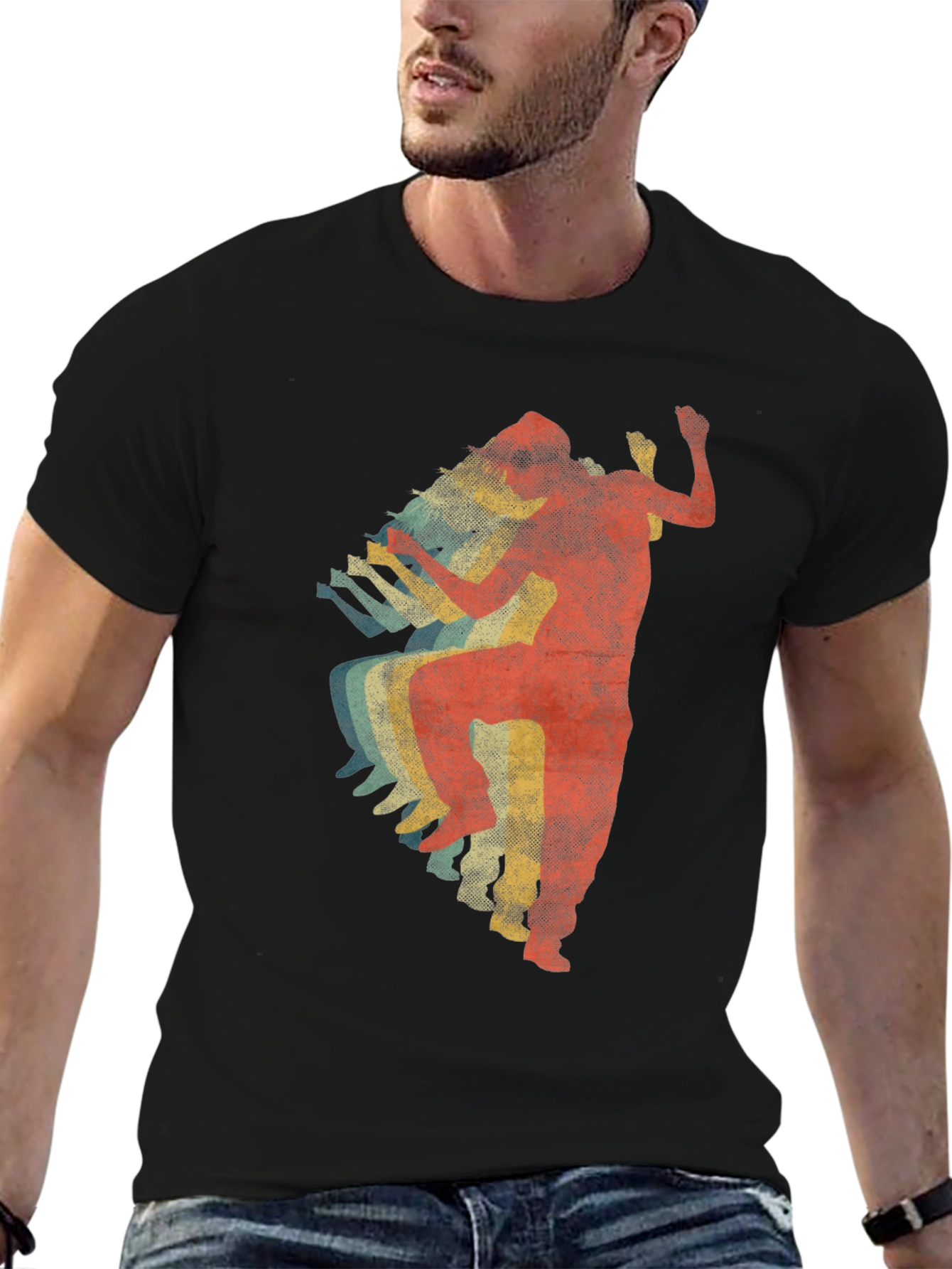 Retro Dancer Graphic T-Shirt