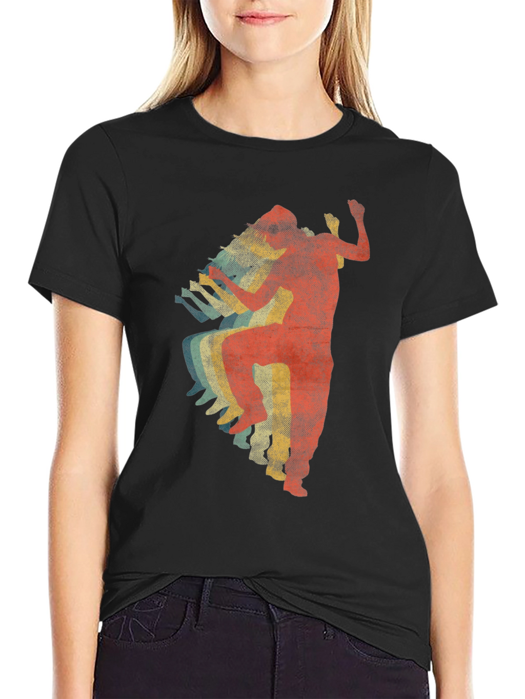 Retro Dancer Graphic T-Shirt