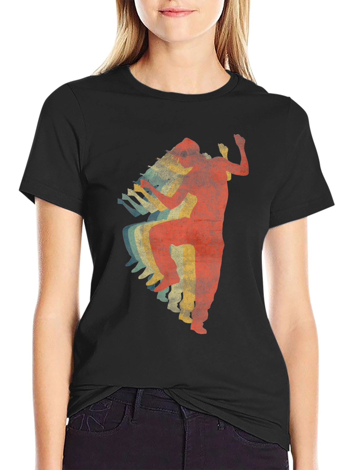 Retro Dancer Graphic T-Shirt