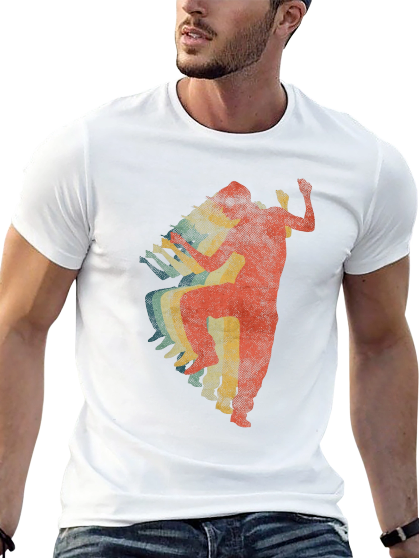 Retro Dancer Graphic T-Shirt