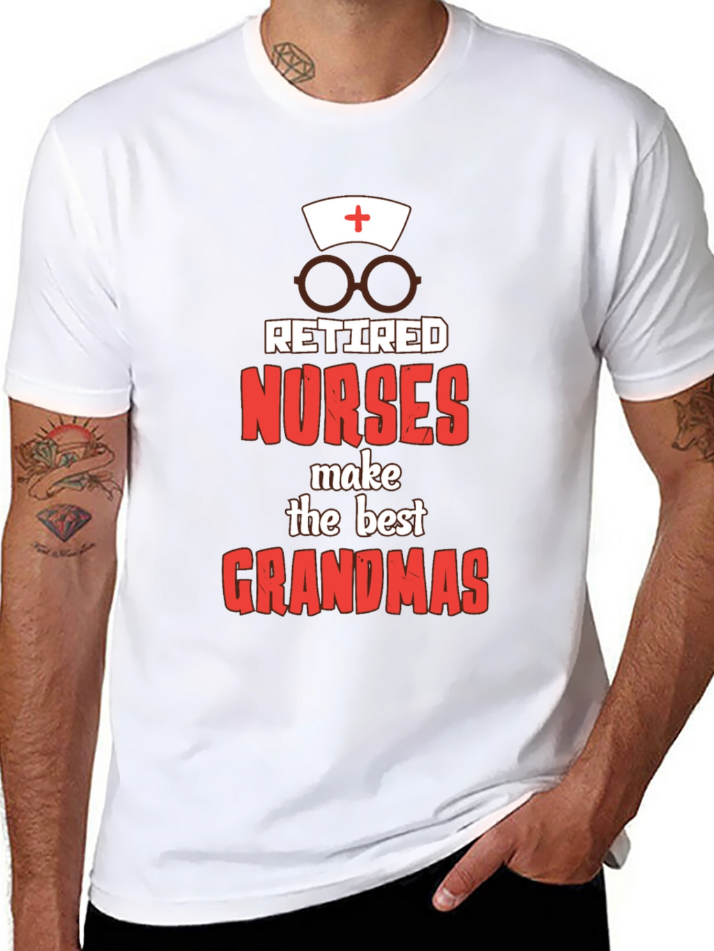 Retired Nurse Grandmas Graphic Tee