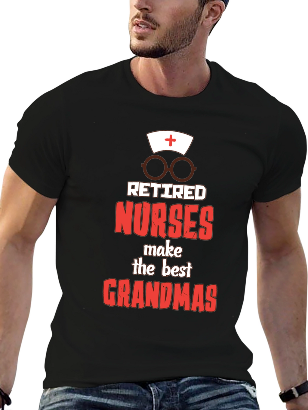 Retired Nurse Grandmas Graphic Tee
