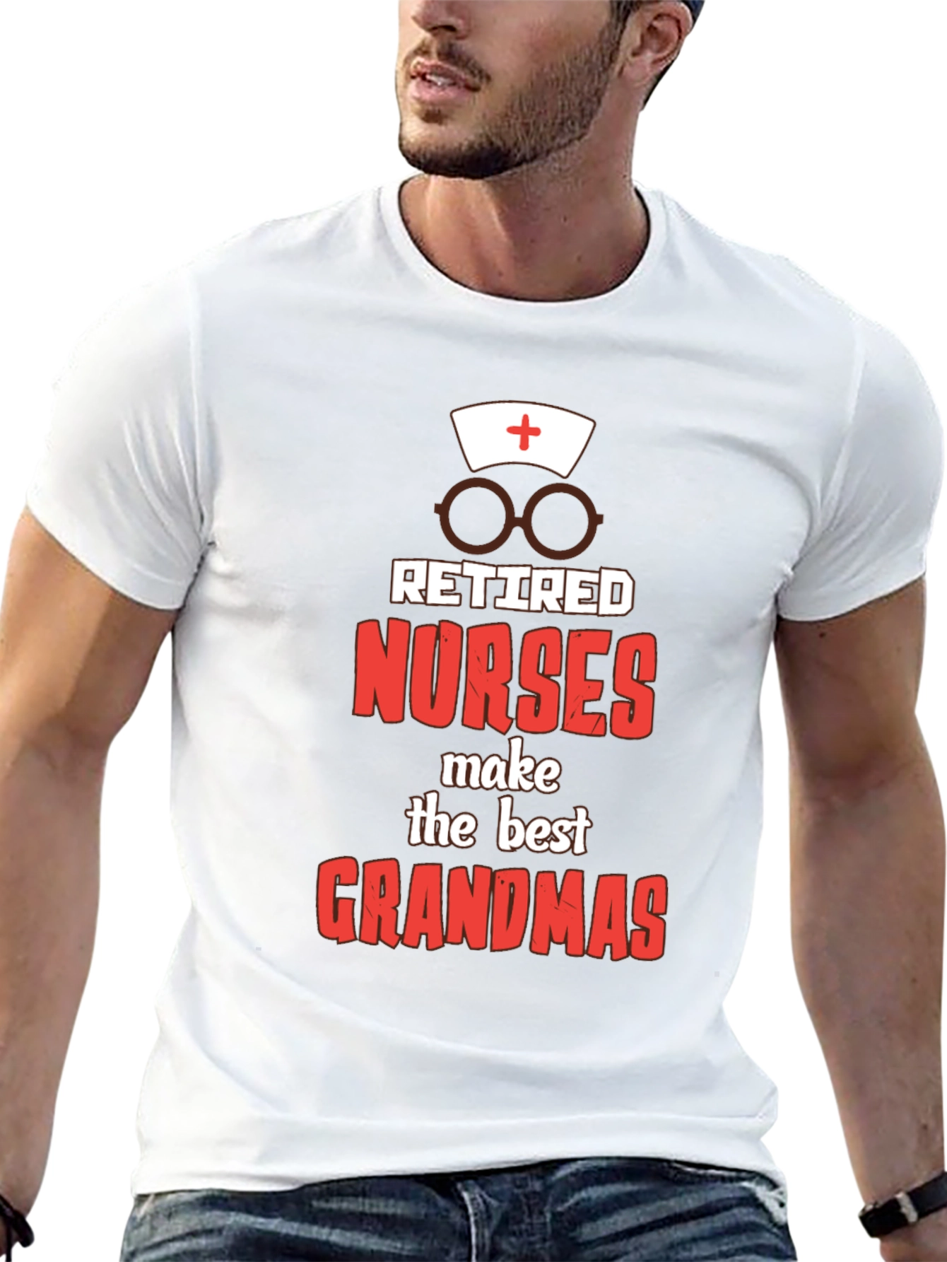 Retired Nurse Grandmas Graphic Tee