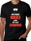 Retired Nurse Grandmas Graphic Tee