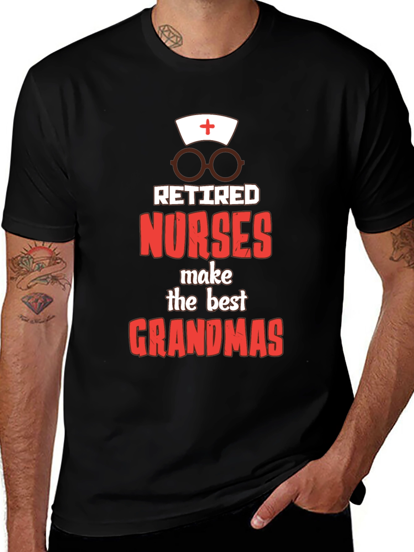 Retired Nurse Grandmas Graphic Tee