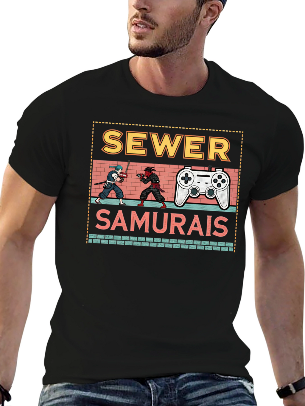 Sewer Samurai Game T-Shirt