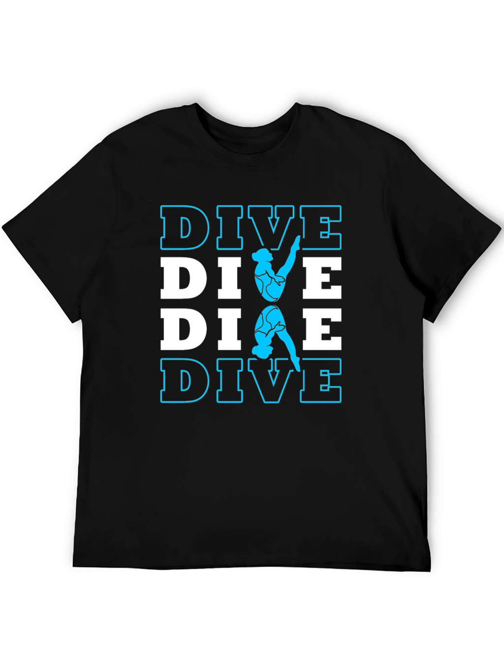 DIVE T-Shirt - Diver Silhouette Design