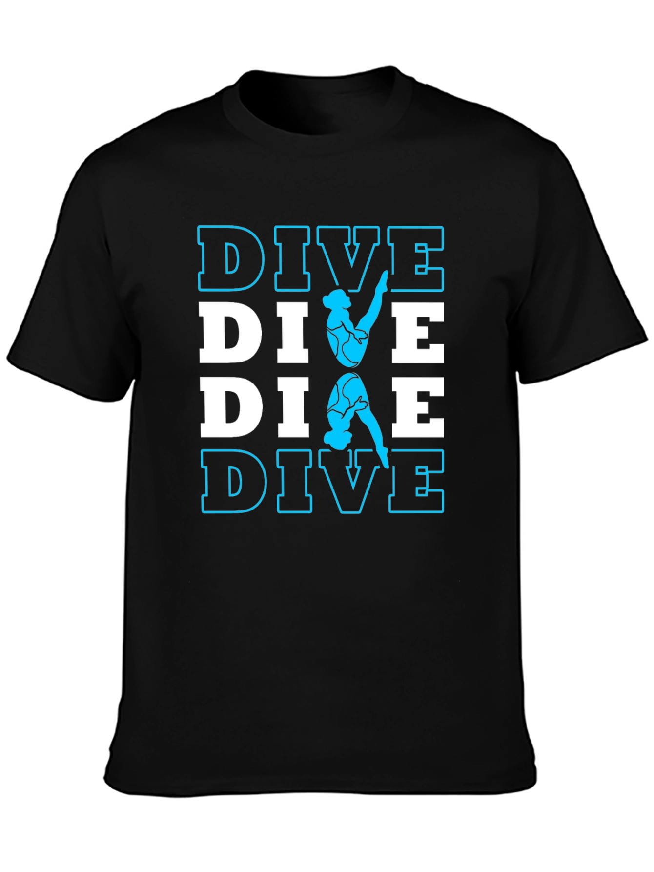 DIVE T-Shirt - Diver Silhouette Design