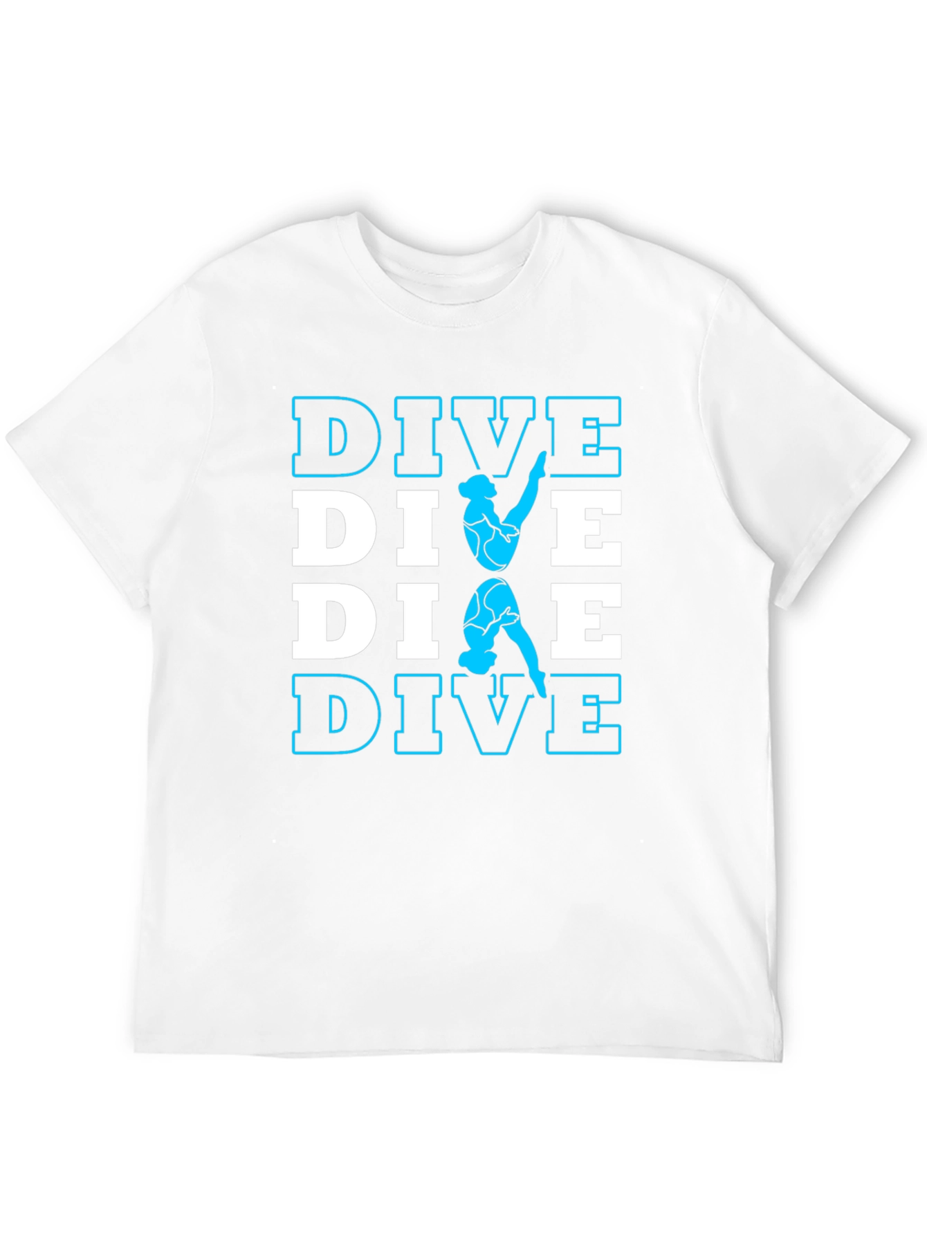 DIVE T-Shirt - Diver Silhouette Design