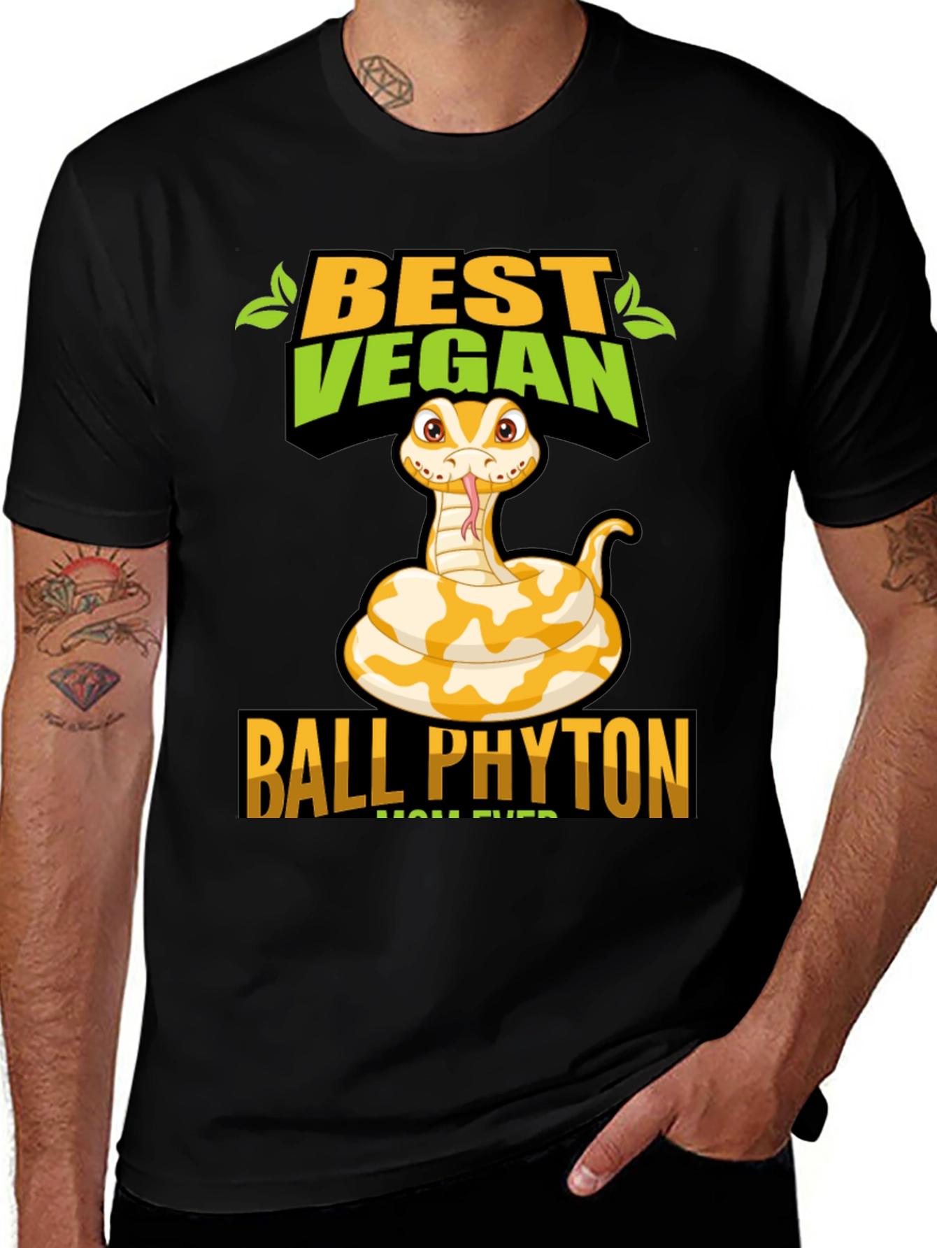 Best Vegan Ball Python T-Shirt - Unique Design