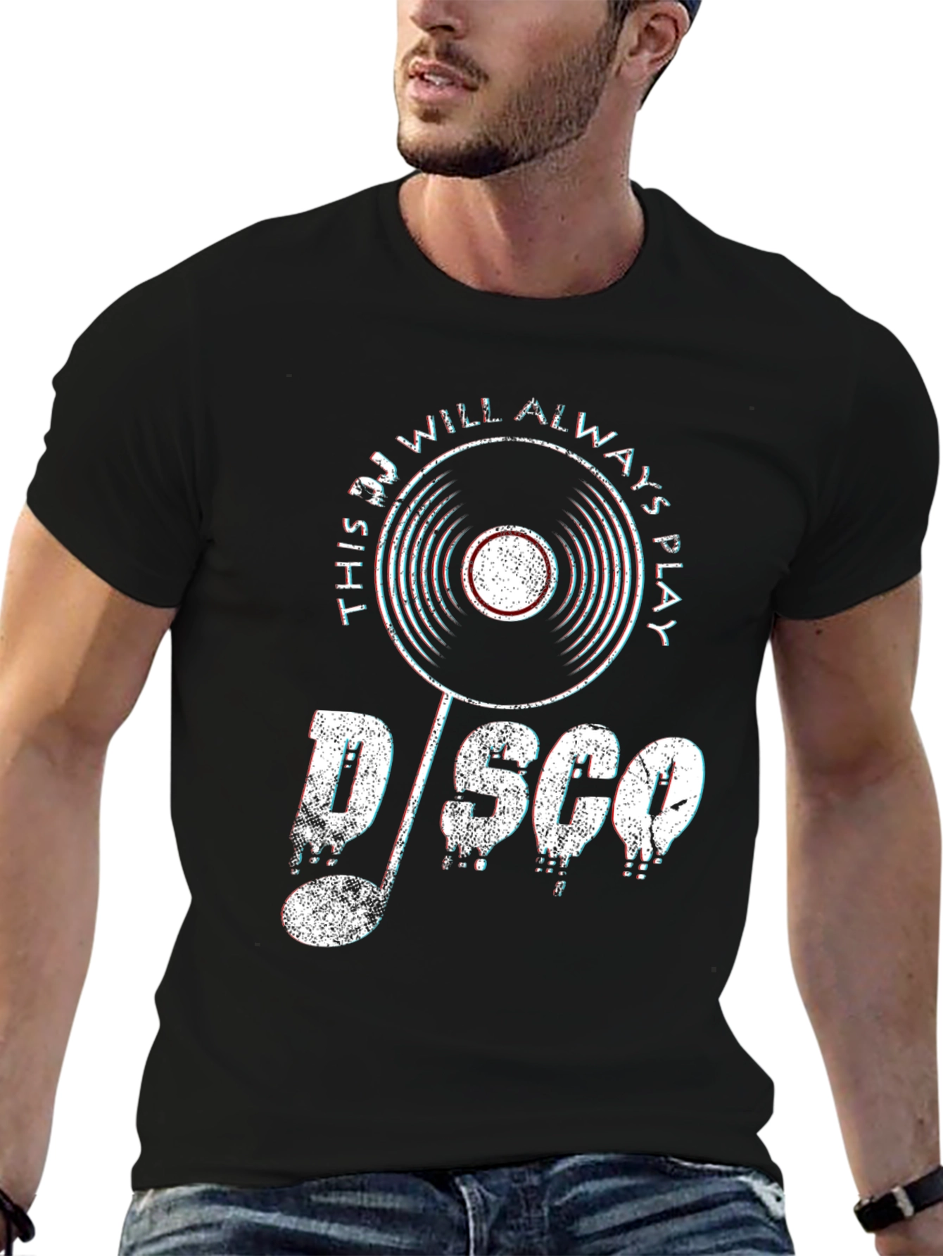 DJ Disco Record Music T-Shirt