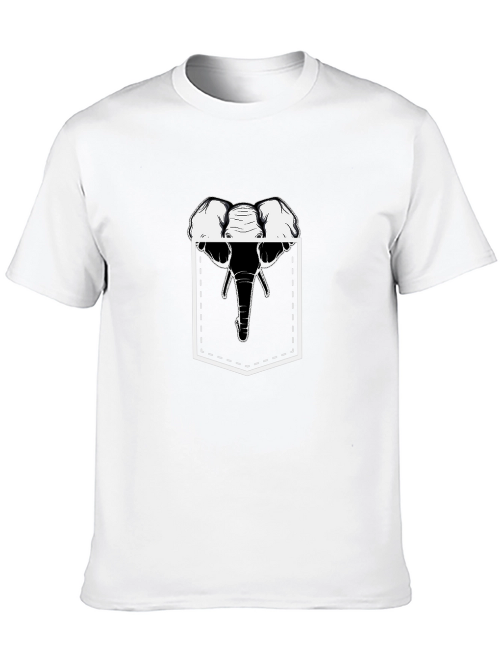 Elephant Pocket Graphic T-Shirt