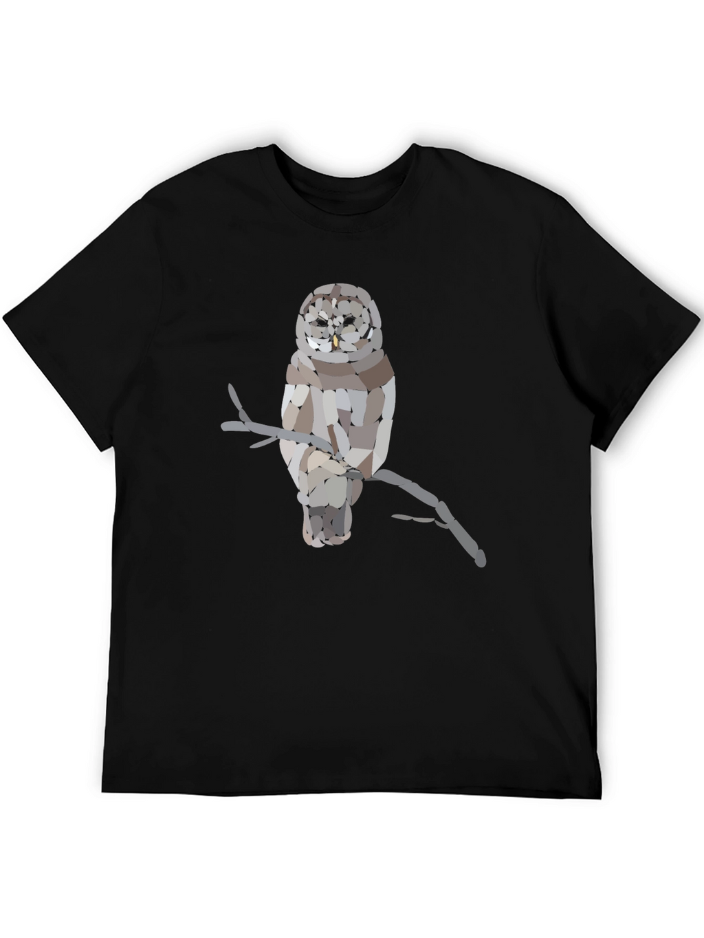 Geometric Owl T-Shirt - Unique Graphic Tee