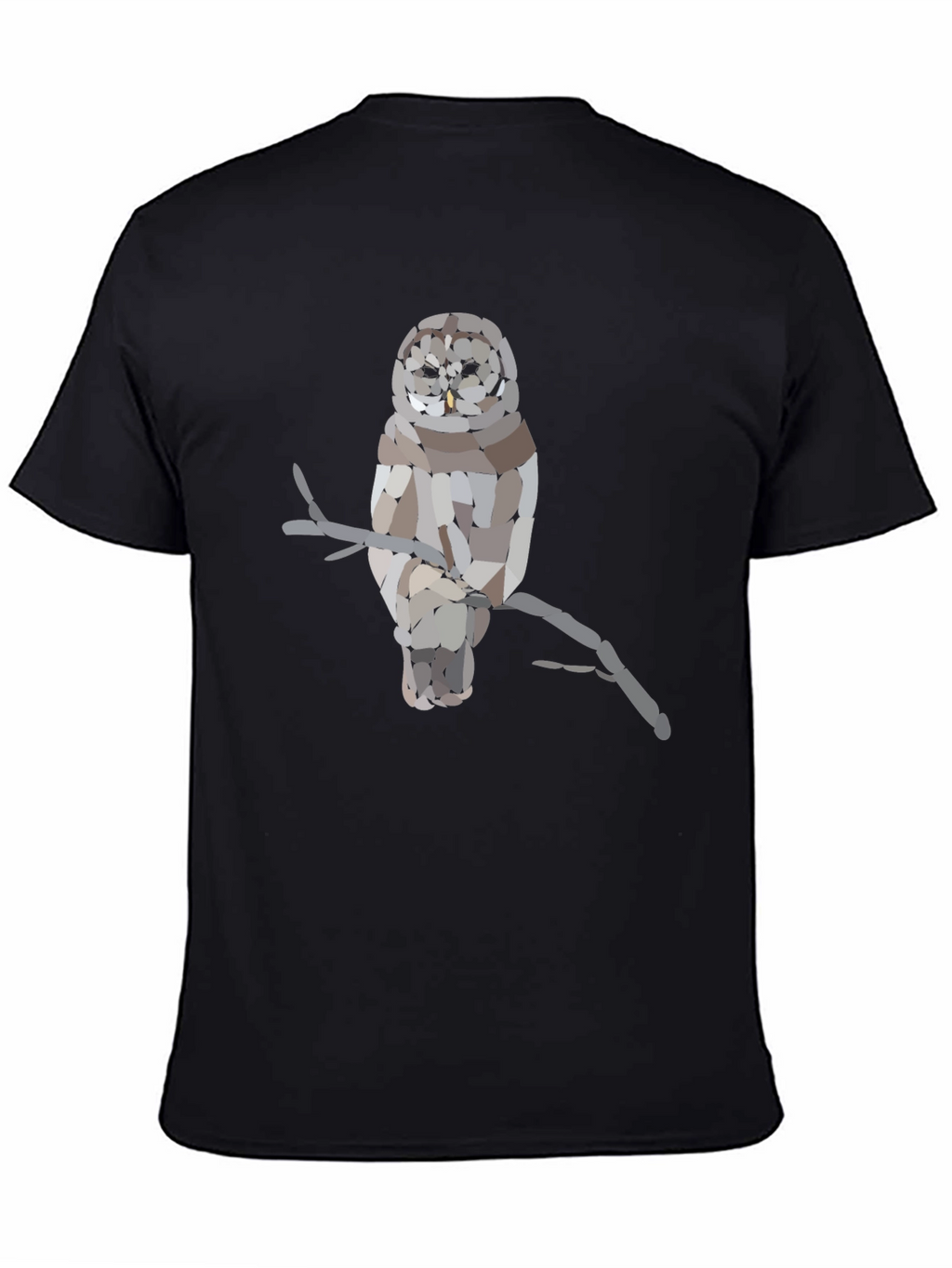 Geometric Owl T-Shirt - Unique Graphic Tee