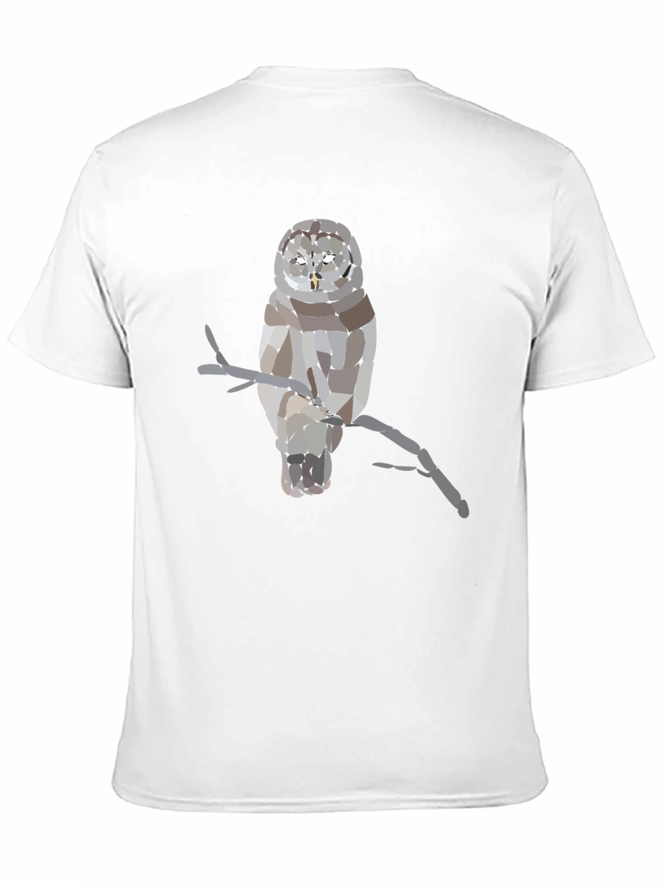 Geometric Owl T-Shirt - Unique Graphic Tee