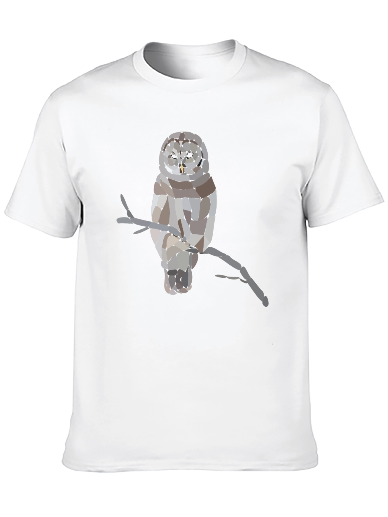 Geometric Owl T-Shirt - Unique Graphic Tee