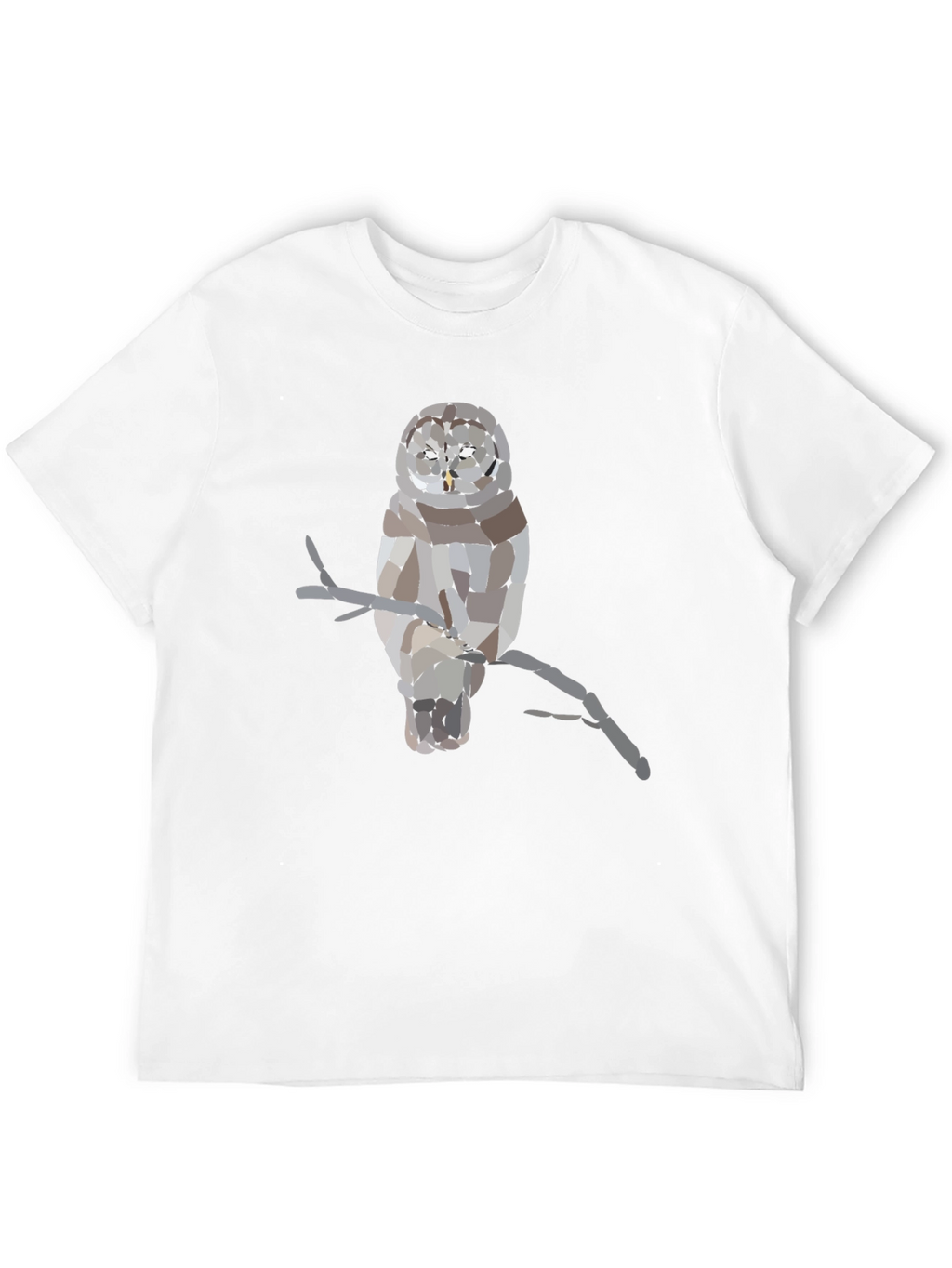 Geometric Owl T-Shirt - Unique Graphic Tee