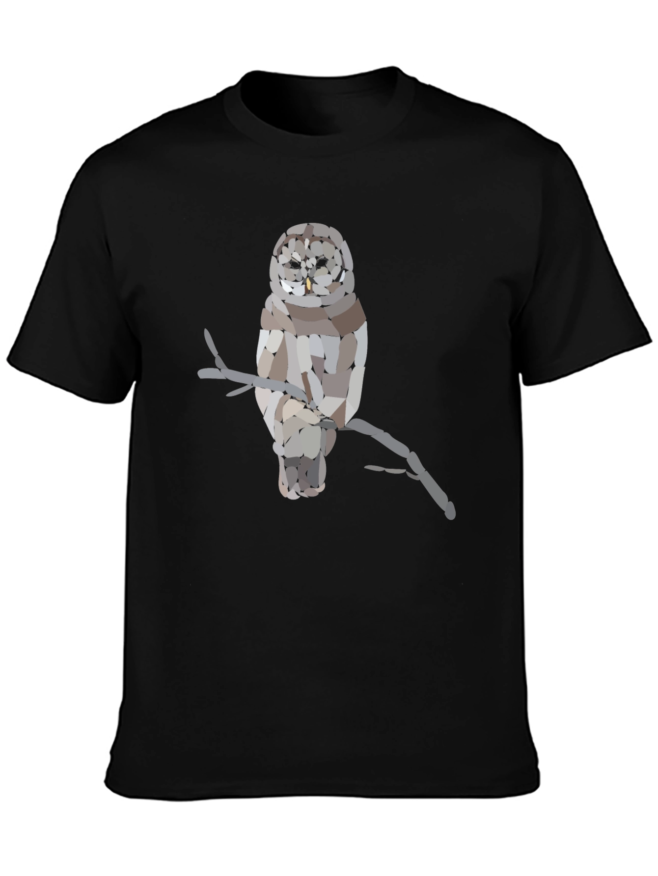 Geometric Owl T-Shirt - Unique Graphic Tee