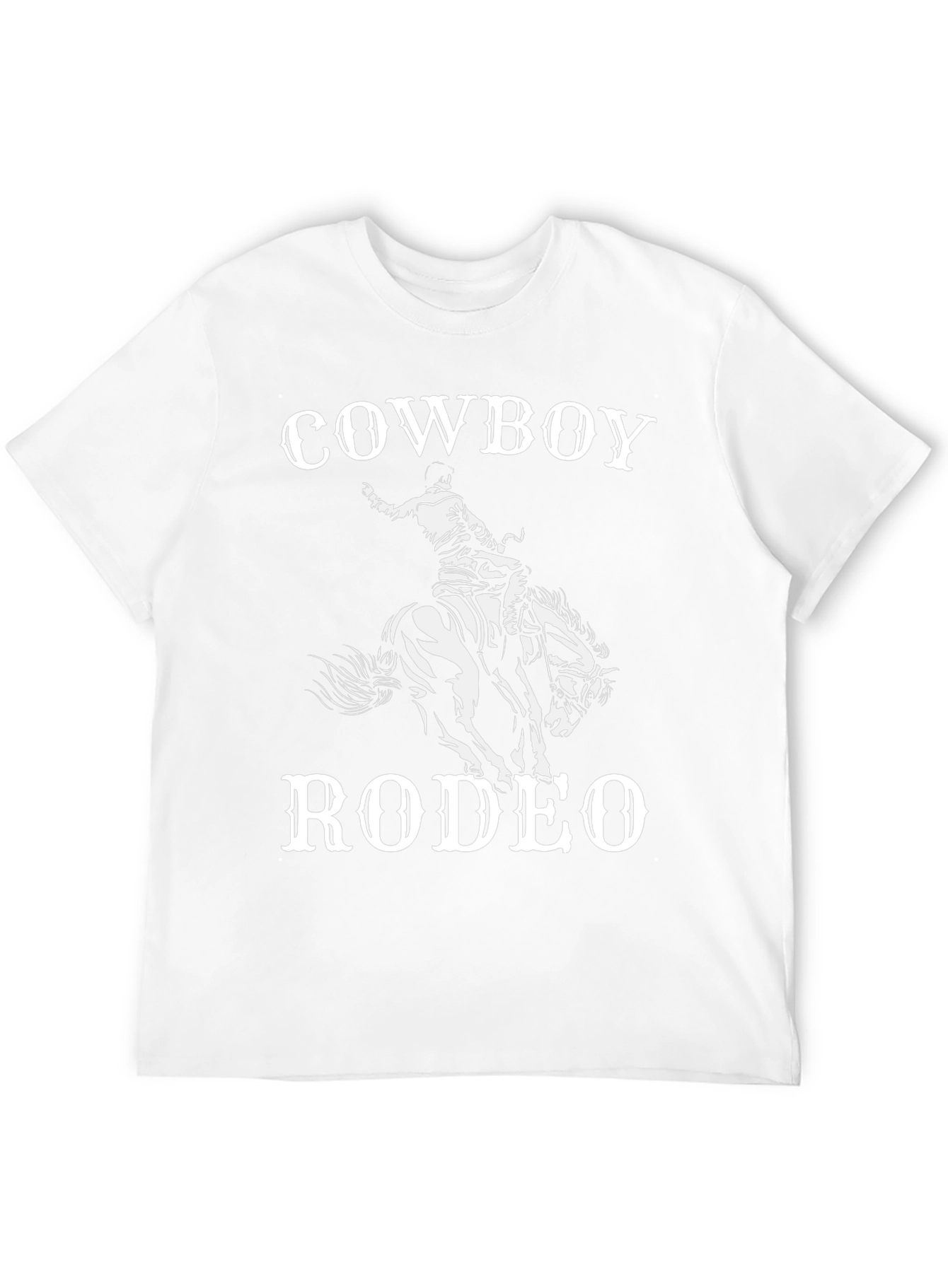 Cowboy Rodeo Graphic T-Shirt - Black Tee