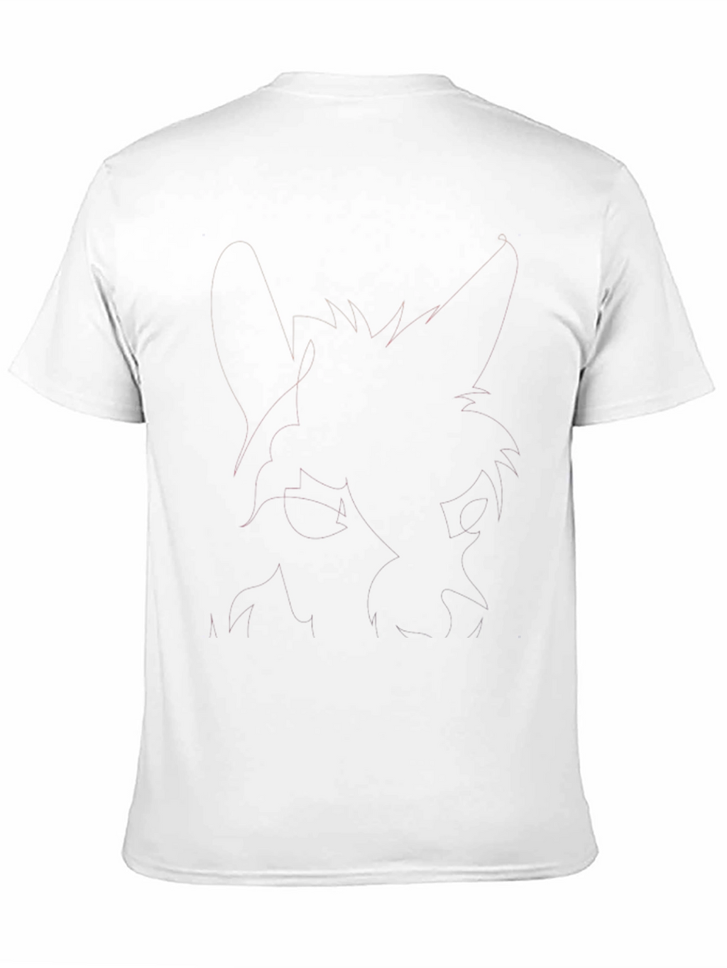 Mens Black Graphic Tee - Abstract Animal