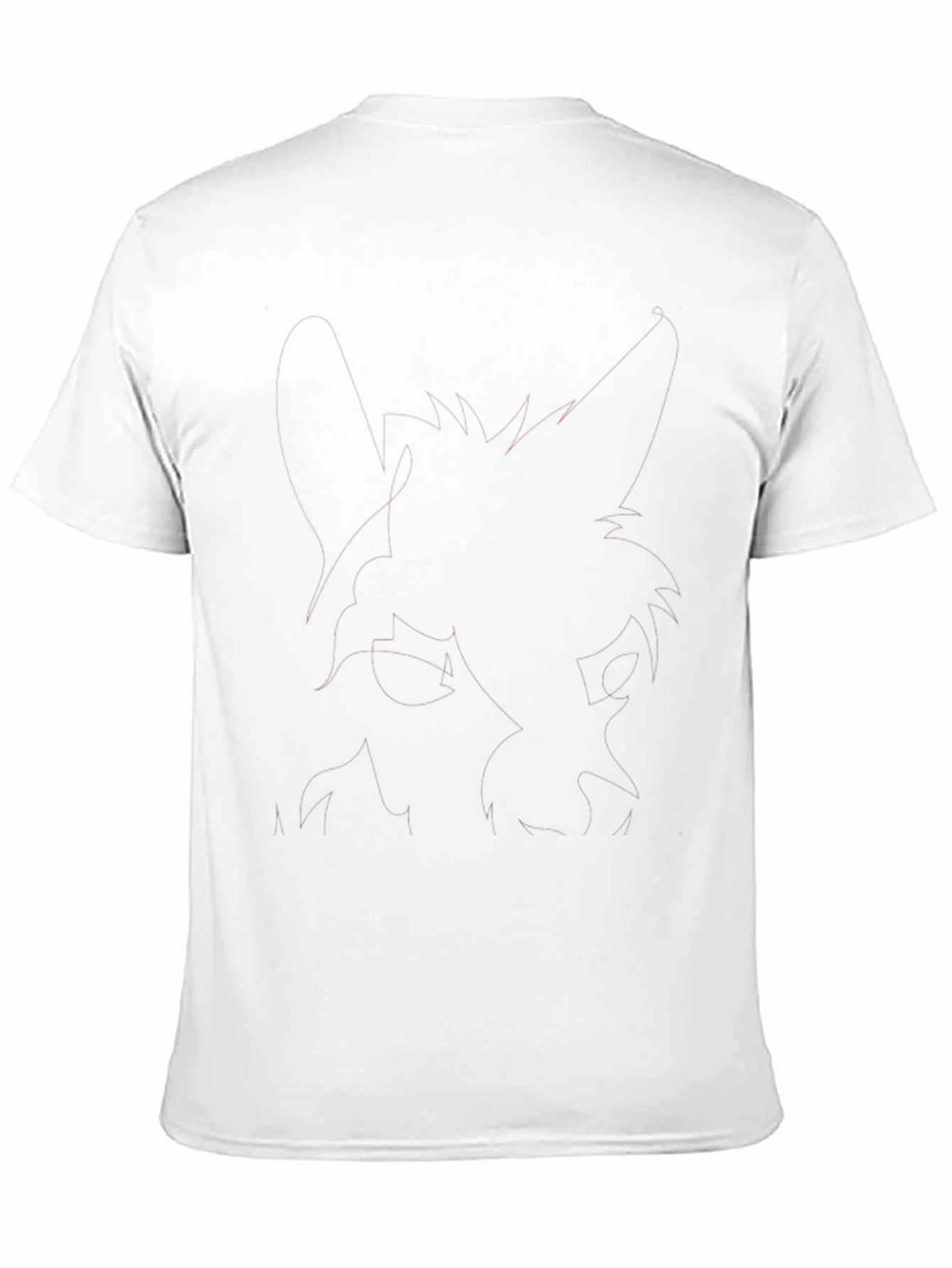 Mens Black Graphic Tee - Abstract Animal