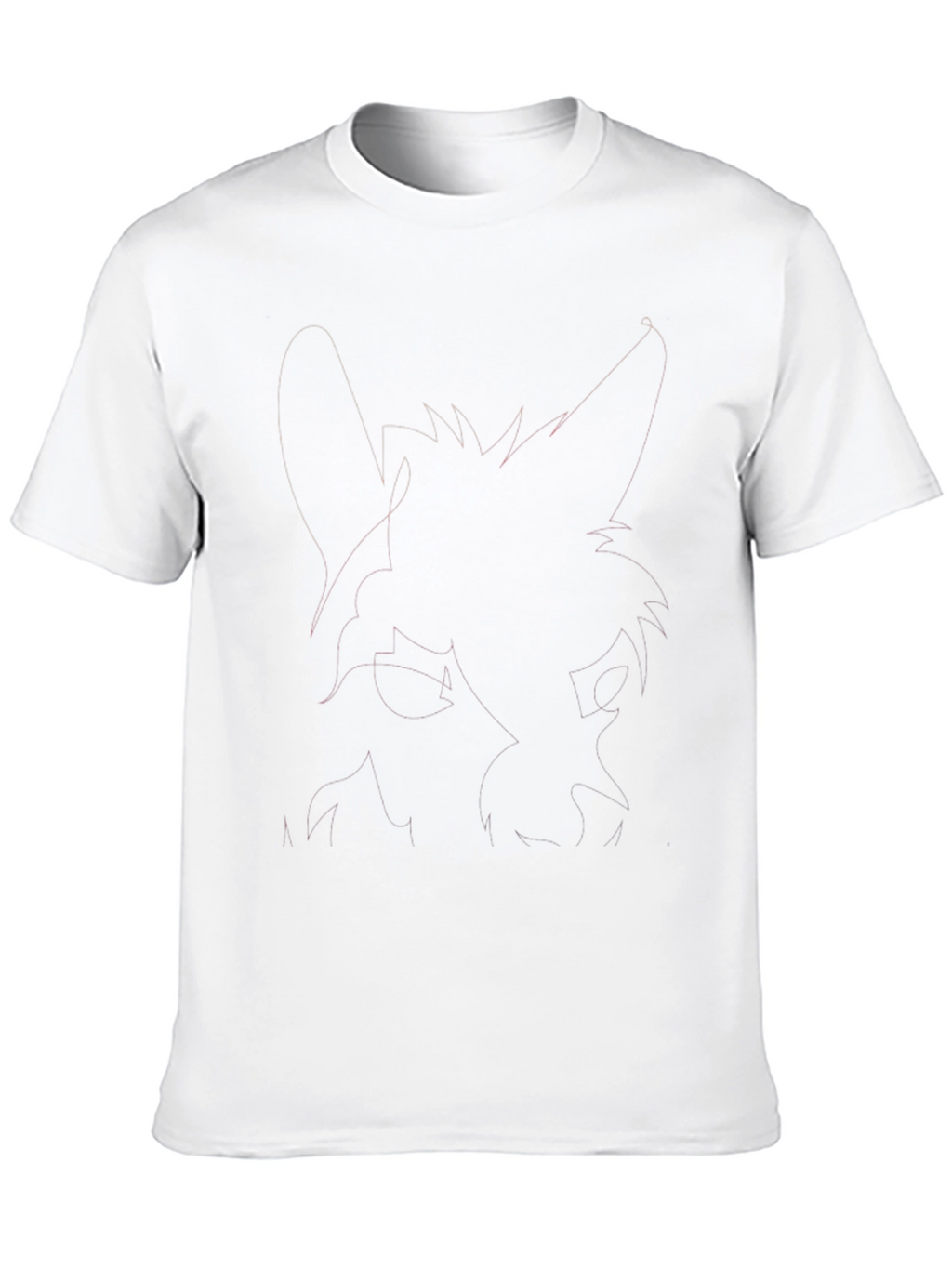 Mens Black Graphic Tee - Abstract Animal