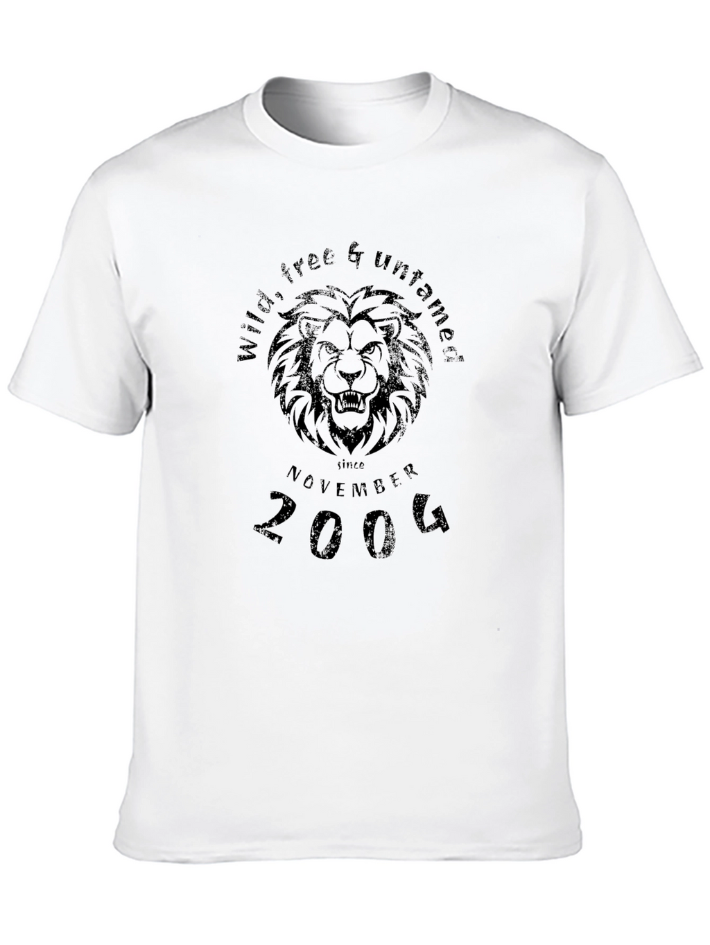 Wild Free & Untamed Lion Graphic Tee