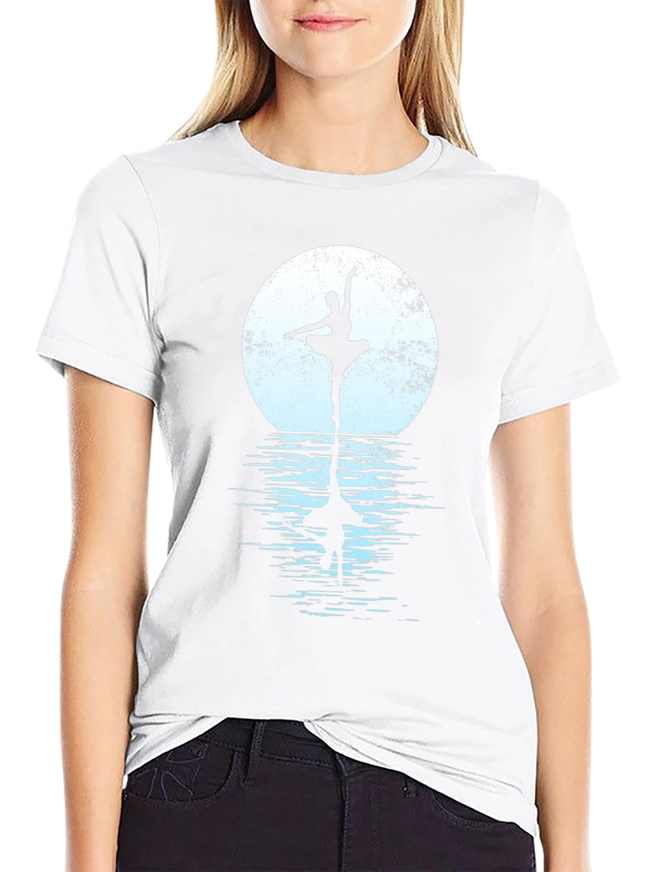 Ballerina Moon Silhouette T-Shirt