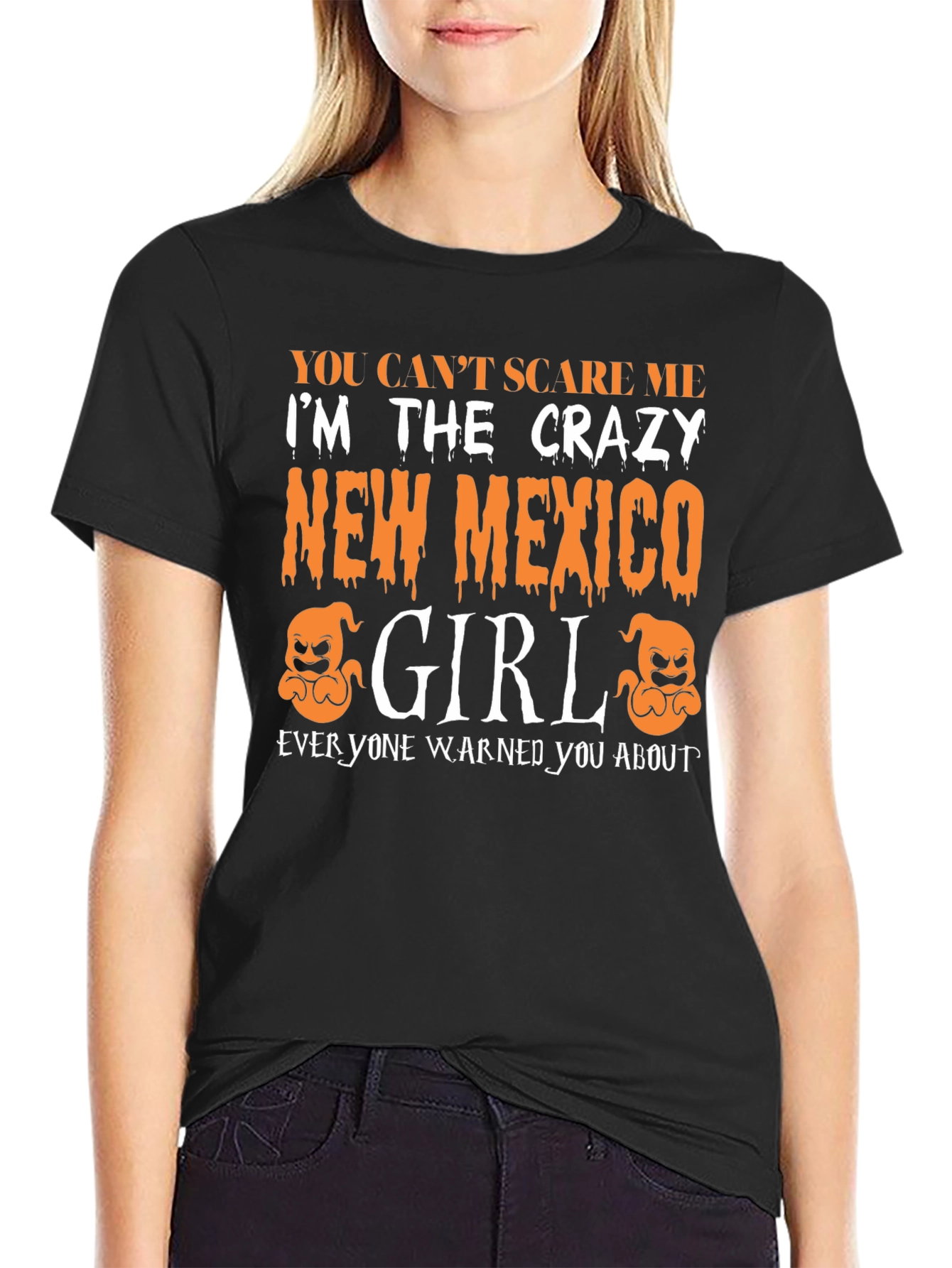 Crazy New Mexico Girl Halloween T-Shirt