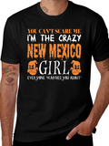 Crazy New Mexico Girl Halloween T-Shirt