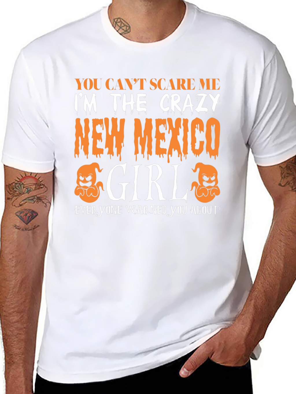 Crazy New Mexico Girl Halloween T-Shirt