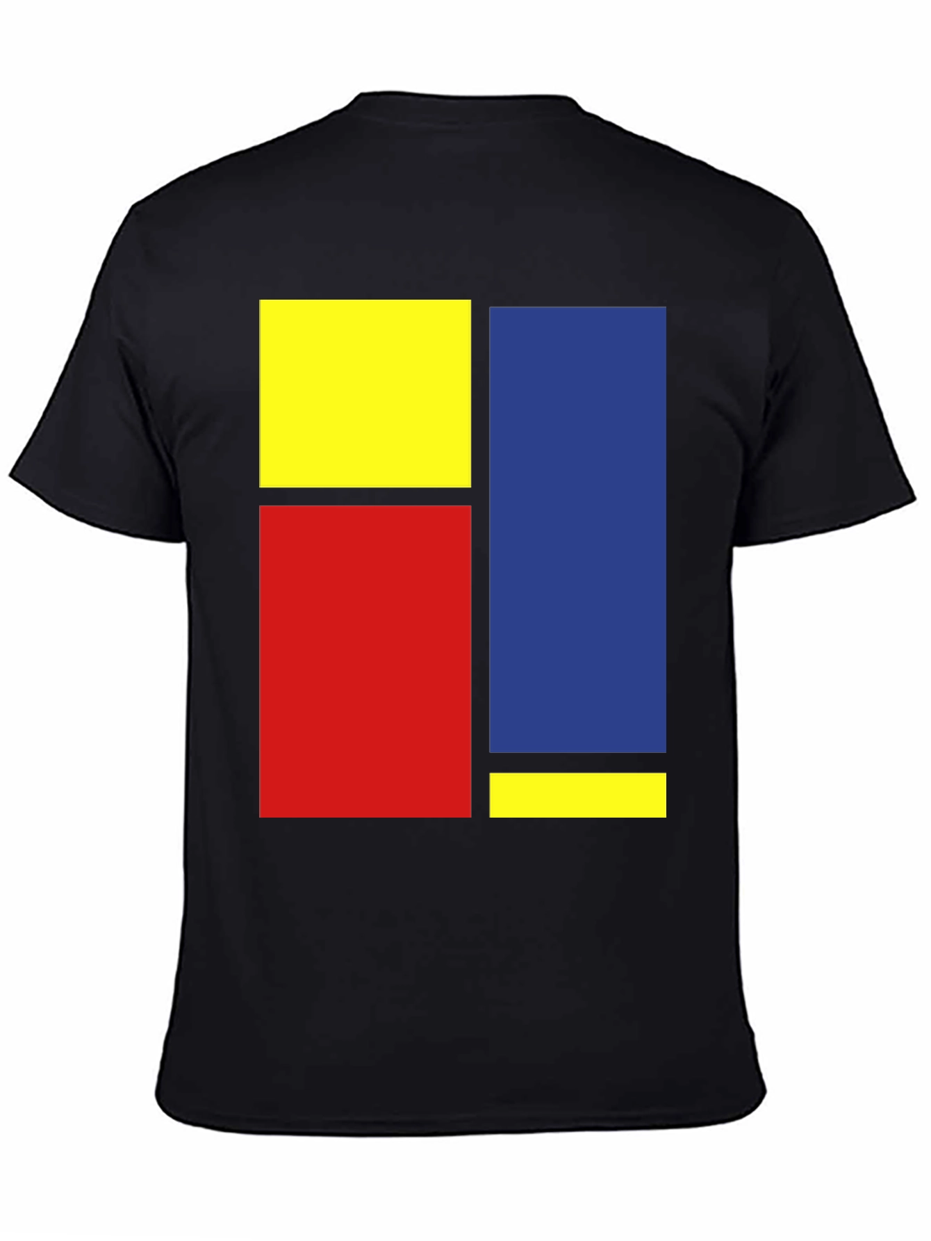 Modern Art Inspired Geometric Color Block Tee