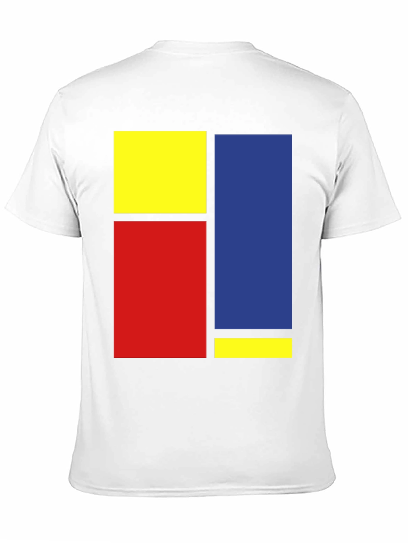 Modern Art Inspired Geometric Color Block Tee