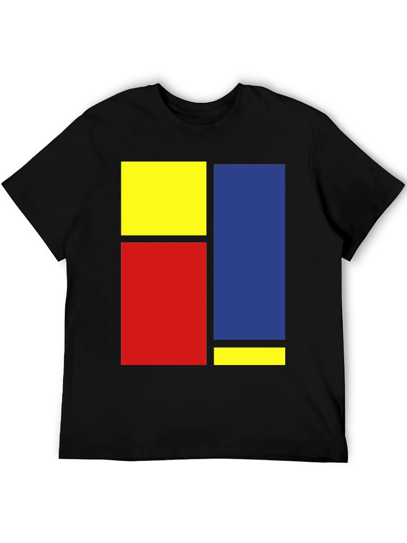 Modern Art Inspired Geometric Color Block Tee