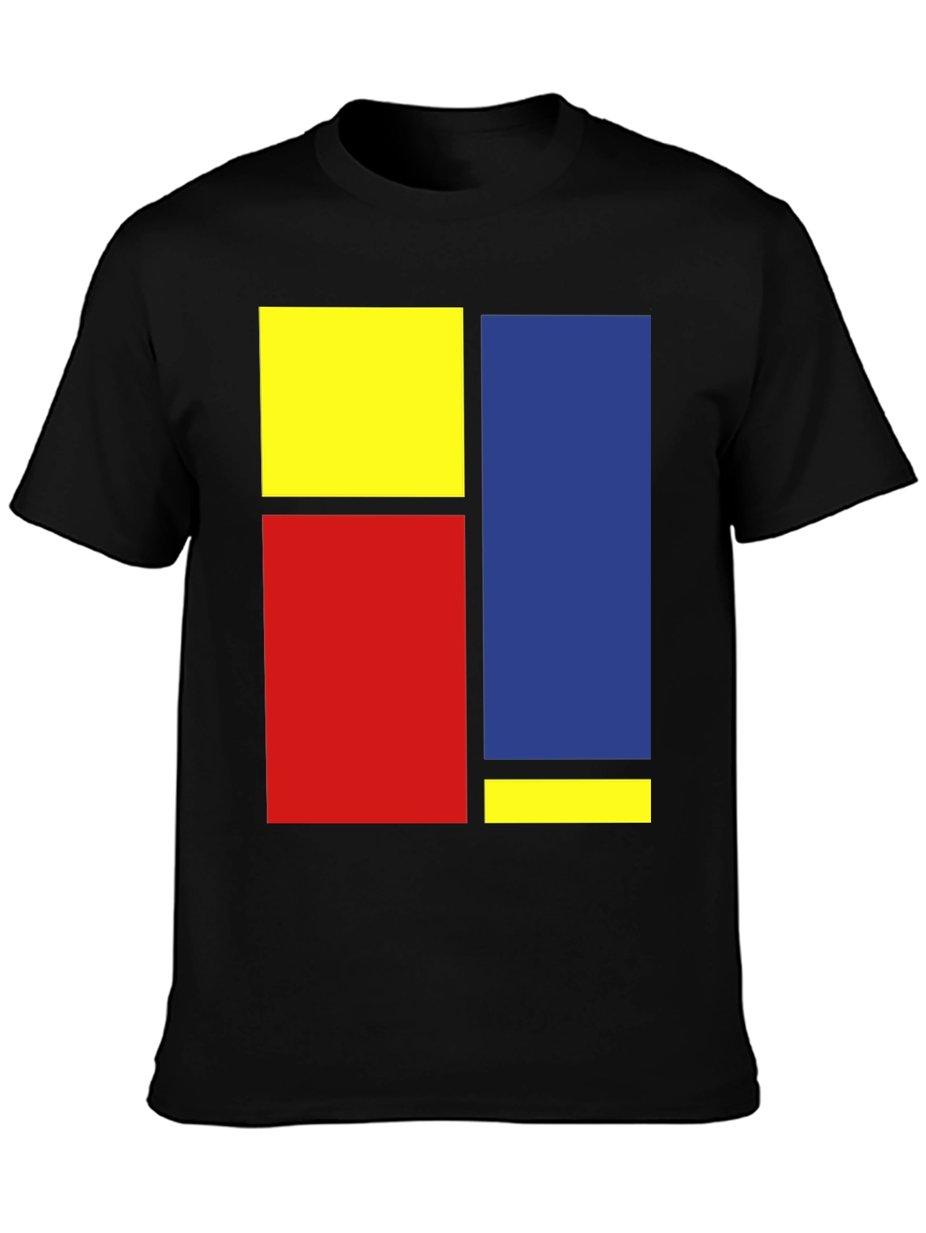 Modern Art Inspired Geometric Color Block Tee