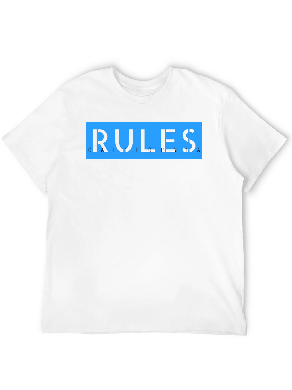 California Rules Graphic T-Shirt - Black