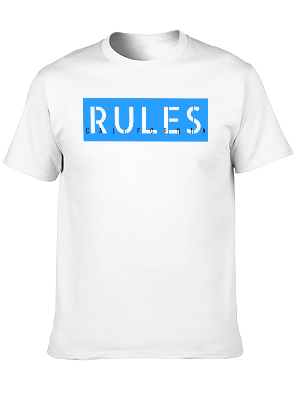 California Rules Graphic T-Shirt - Black