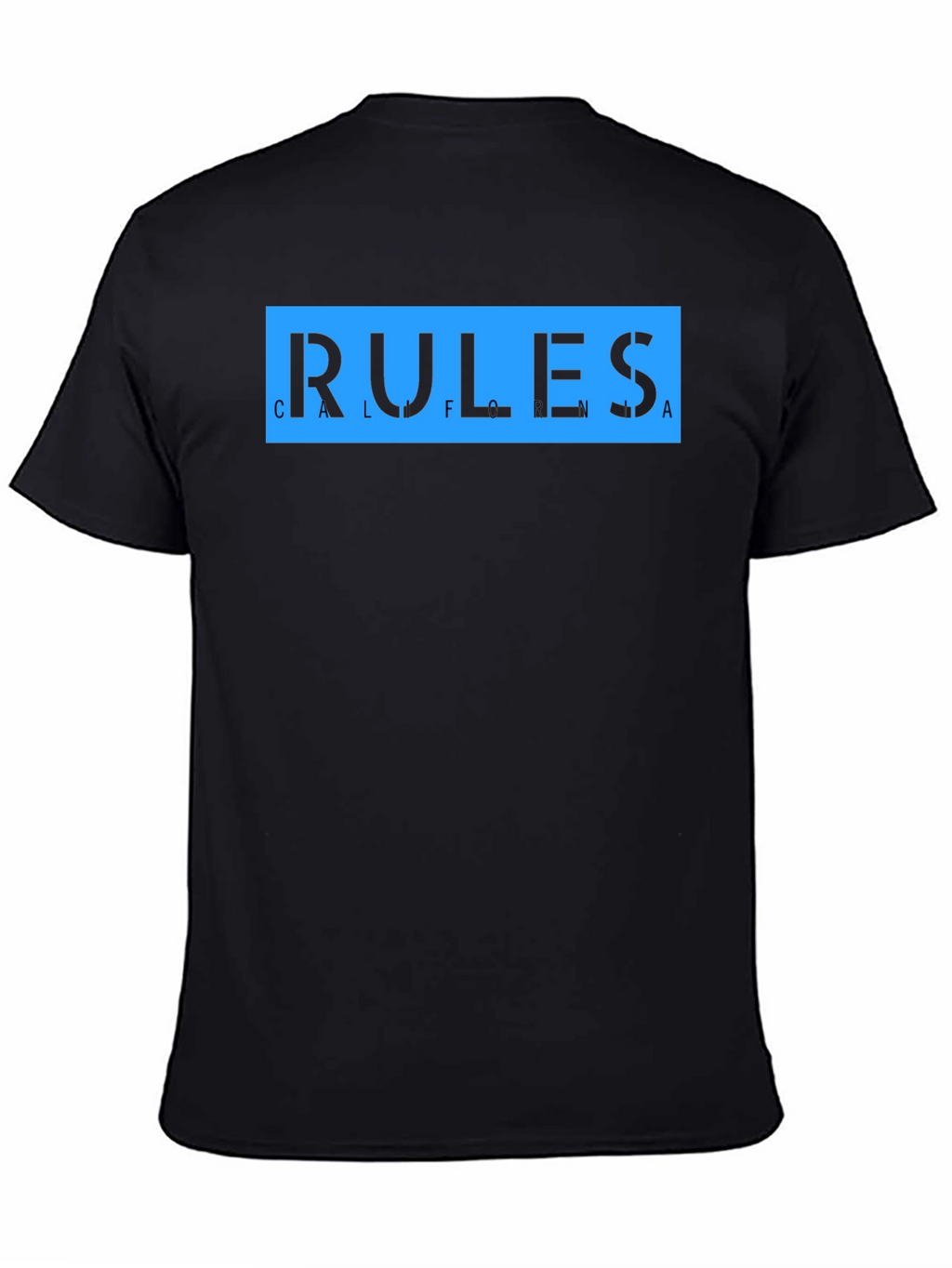 California Rules Graphic T-Shirt - Black