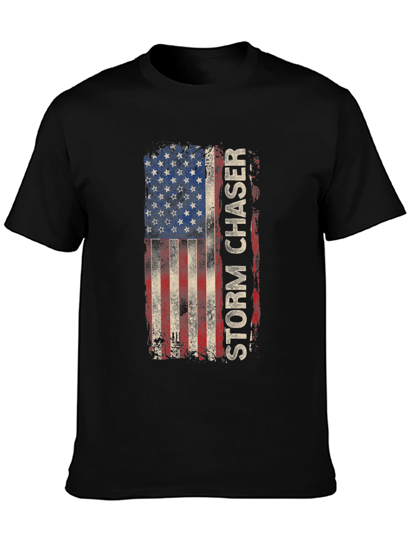 Storm Chaser American Flag Graphic T-Shirt