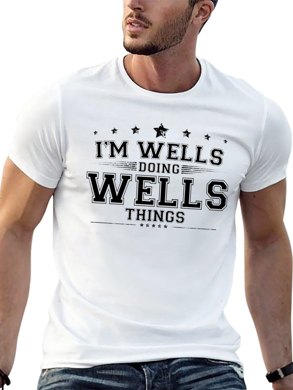 Im Wells Doing Wells Things Black T-Shirt