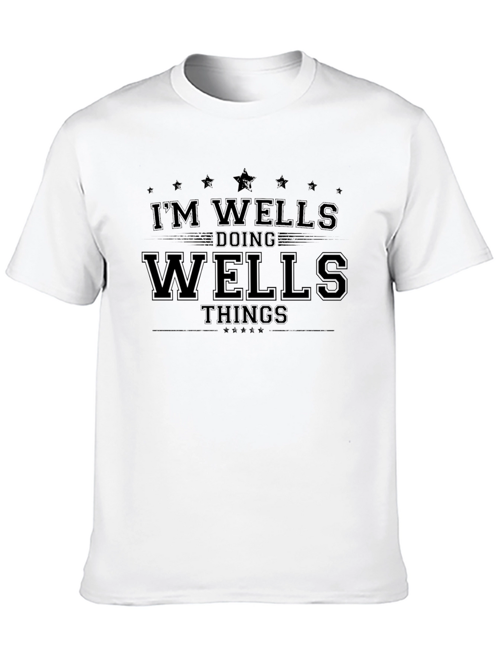 Im Wells Doing Wells Things Black T-Shirt