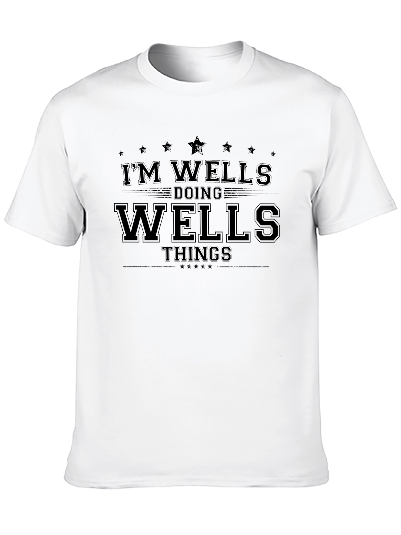 Im Wells Doing Wells Things Black T-Shirt